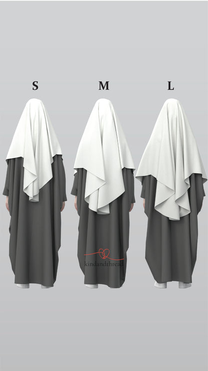 Aira Oval Single Khimar