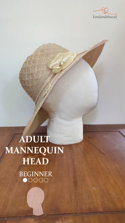 Adult Mannequin Head Pattern