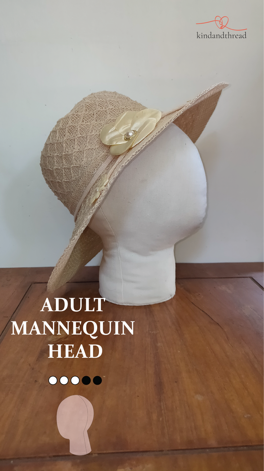 Adult Mannequin Head Pattern