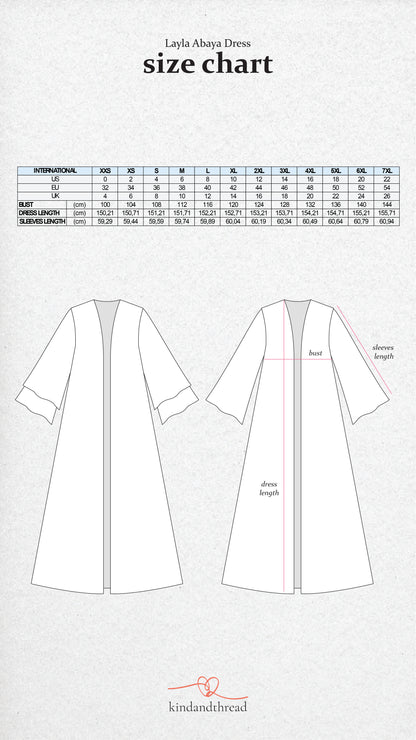 Layla Abaya Dress