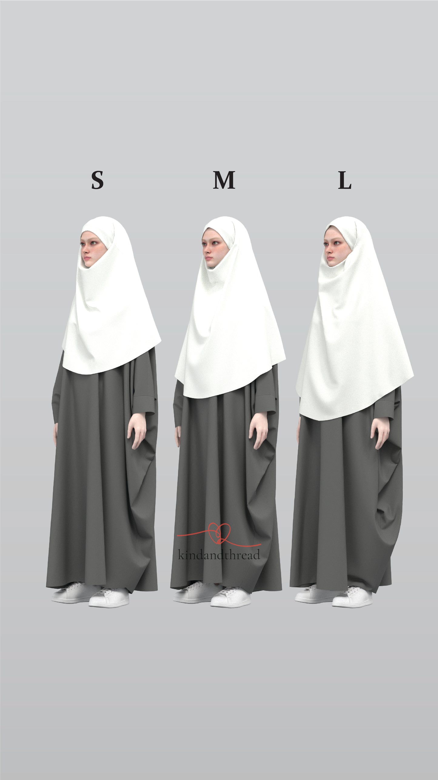 Aira Oval Single Khimar
