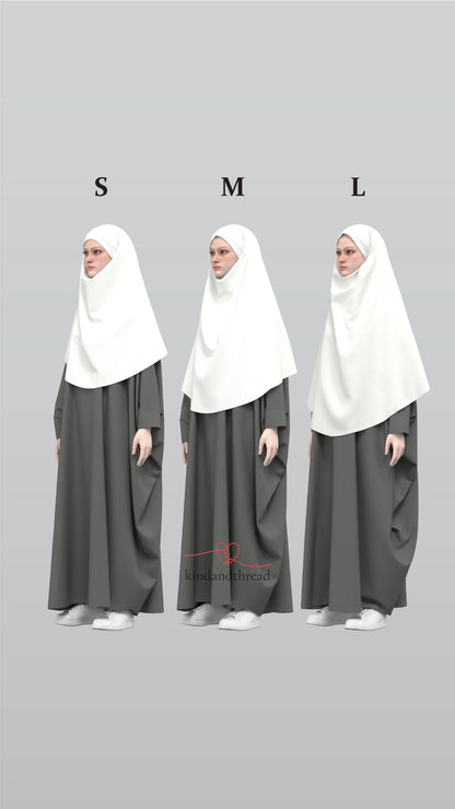 Aira Oval Single Khimar